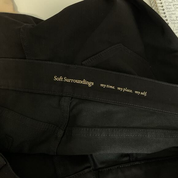 Soft Surroundings Women’s Black Denim Jeans 18P - Picture 2 of 5